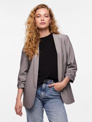 Pieces Marynarka Bosella 17090996 Szary Regular Fit. Szare marynarki i żakiety damskie Pieces, xs, bez wzorów, z syntetyku. Za 159.99 zł.