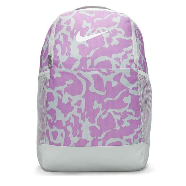 Plecak szkolny sportowy Nike BRASILIA. Brązowe plecaki damskie Nike, bez wzorów, sportowe. W wyprzedaży za 169.00 zł.