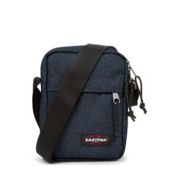 Torba na ramię Eastpak The One. Niebieskie torby męskie na ramię Eastpak, bez wzorów, z jeansu, na ramię. Za 109.99 zł.