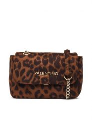 Valentino Torebka Ocarina Leo VBSABJ05 Brązowy. Brązowe torebki klasyczne damskie Valentino, bez wzorów, z materiału, bez dodatków. Za 589.99 zł.