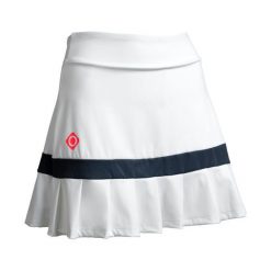 Spódnica Temple do tenisa padelowego: elegancja, wygoda i swoboda ruchów w każdy. Białe spódniczki damskie IZAS, bez wzorów, z nylonu, sportowe, sportowe. Za 204.30 zł.