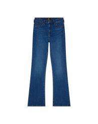 DAMSKIE SPODNIE LEE BREESE BOOT POP OF BLUE 112378783. Niebieskie spodnie materiałowe damskie Lee, bez wzorów, z jeansu. Za 219.99 zł.