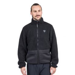 Bluza męska Rossignol Fleece Sweat. Czarne bluzy bez kaptura męskie Rossignol, l. Za 459.99 zł.