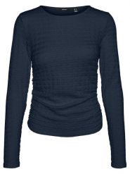 Vero Moda Bluzka w kolorze czarnym rozmiar: M. Czarne bluzki damskie Vero Moda, m, bez wzorów, bez kołnierzyka, bez ramiączek. Za 70.24 zł.