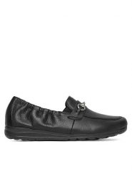 Rieker Mokasyny L9354-00 Czarny. Czarne mokasyny damskie Rieker, ze skóry. Za 339.99 zł.