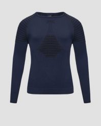Koszulka junior X-Bionic INVENT 4.0 SHIRT LG SL JR MARINE/X BLACK A097. Niebieskie bielizna termoaktywna męska X BIONIC, l, ze skóry, bez kołnierzyka, bez ramiączek. Za 349.99 zł.