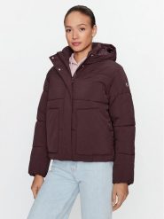 Champion Kurtka przejściowa Hooded Jacket 116921 Brązowy Custom Fit. Brązowe kurtki damskie CHAMPION, m, bez wzorów, z syntetyku, bez kaptura. Za 789.99 zł.