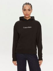 Calvin Klein Bluza Hero Logo K20K205449 Czarny Regular Fit. Czarne bluzy bez kaptura damskie CALVIN KLEIN, xl, z bawełny. Za 309.99 zł.