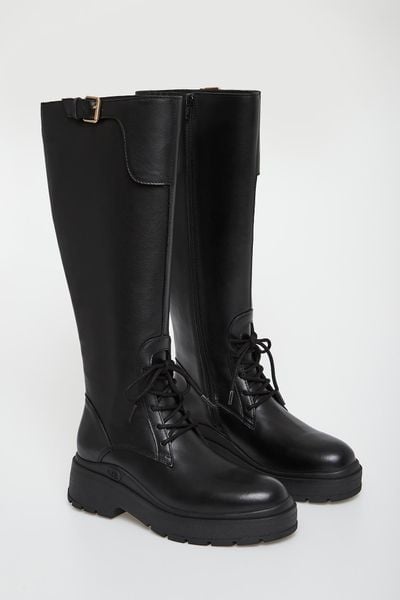 Kozaki skórzane LIU JO. Kozaki damskie Liu Jo, bez obcasa. Za 959.00 zł.