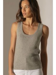 Perfect Cashmere Kaszmirowy top "Vanesia" w kolorze szarym rozmiar: M. Szare topy damskie Perfect Cashmere, m, bez wzorów, z kaszmiru, bez kołnierzyka. Za 188.85 zł.