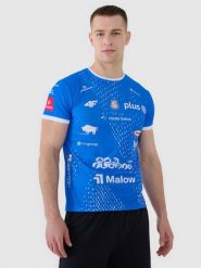 4F Koszulka meczowa replika wyjazdowa z sezonu 2024/2025 męska 4F x Ślepsk Malow Suwałki - multikolor L. T-shirty sportowe męskie 4f, l, z dzianiny, bez ramiączek, na fitness i siłownię. Za 99.99 zł.