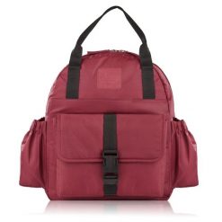 Plecak sportowy damski PAOLO PERUZZI T-84-MR czerwony. Czerwone plecaki damskie Paolo Peruzzi, bez wzorów, z materiału, sportowe. Za 129.99 zł.