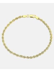 Revoni Złota bransoletka rozmiar: 23 cm. Żółte bransoletki damskie Revoni, złote. Za 1,875.55 zł.