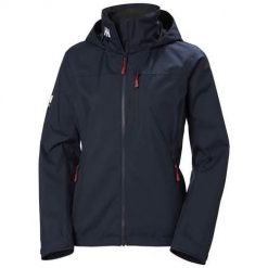 Kurtka uniwersalna damska Helly Hansen Crew. Niebieskie kurtki damskie Helly Hansen, uniwersalny, bez wzorów, z syntetyku, z kapturem. Za 689.90 zł.