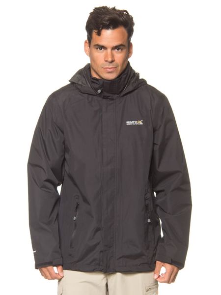 Regatta Kurtka przeciwdeszczowa "Matt" w kolorze czarnym rozmiar: 3XL. Czarne kurtki outdoor męskie Regatta, xl, bez wzorów, z tkaniny, bez kaptura. Za 184.95 zł.