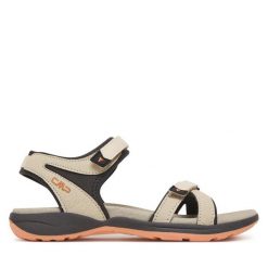 Sandały CMP. Brązowe obuwie trekkingowe damskie CMP, bez wzorów, bez obcasa. Za 209.99 zł.