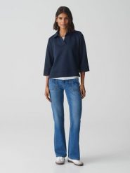 OPUS Bluza "Gonut" w kolorze granatowym rozmiar: 40. Niebieskie bluzy bez kaptura damskie Opus. Za 143.99 zł.