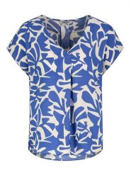 Sublevel Bluzka w kolorze niebiesko-białym rozmiar: M. Białe bluzki damskie Sublevel, m, bez wzorów, z wiskozy, klasyczne, bez kołnierzyka, bez ramiączek. Za 52.42 zł.