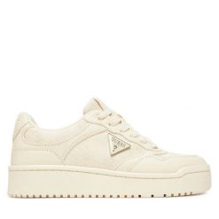 Sneakersy Guess. Brązowe bluzy z kapturem damskie Guess. Za 232.99 zł.