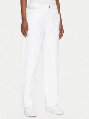 Calvin Klein Jeans Jeansy 90's J20J225131 Biały Loose Fit. Białe jeansy damskie Calvin Klein Jeans. Za 249.99 zł.
