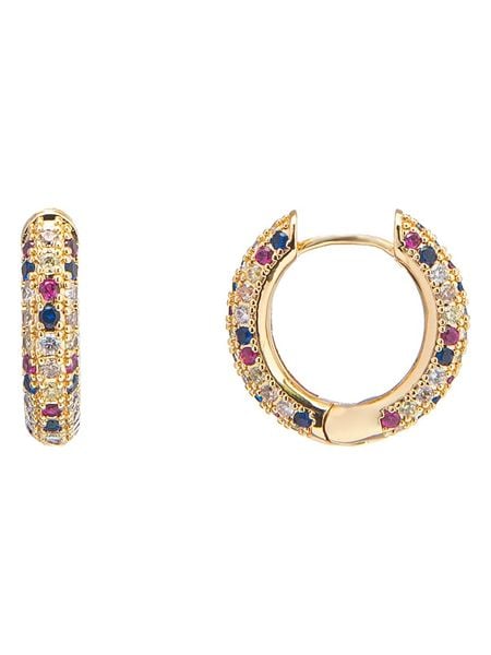 U.S. Polo Assn. Pozłacane kolczyki-kreole z kryształami rozmiar: onesize. Żółte kolczyki damskie U.S. Polo Assn., z kryształem, pozłacane. Za 104.99 zł.