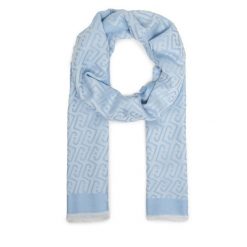 Szal Liu Jo. Niebieskie szaliki i kominy damskie Liu Jo, bez wzorów. Za 249.99 zł.