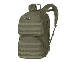 Plecak trekingowy Scout 36 litrów. Zielone plecaki damskie Texar, bez wzorów, z materiału. Za 319.99 zł.