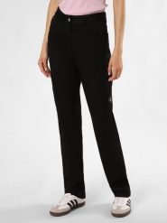 Calvin Klein Jeans Spodnie Kobiety Bawełna czarny, S. Czarne spodnie materiałowe damskie Calvin Klein Jeans, bez wzorów, z bawełny. Za 249.95 zł.