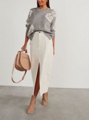 LA Angels Sweter w kolorze szarym rozmiar: M. Szare swetry klasyczne damskie LA Angels, m, bez kołnierzyka. Za 191.42 zł.