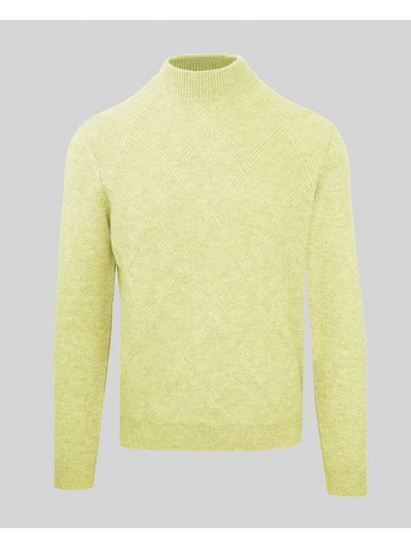 Malo Optimum Sweter w kolorze jasnożółtym rozmiar: XXL. Żółte swetry męskie Malo Optimum, xxl, bez wzorów, z kaszmiru, bez kołnierzyka. Za 382.99 zł.