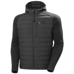 Kurtka puchowa Helly Hansen Arctic Ocean Hybrid. Brązowe kurtki męskie Helly Hansen, bez wzorów, z puchu, sportowe, bez kaptura. W wyprzedaży za 625.50 zł.