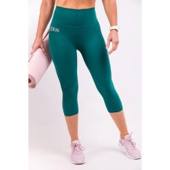 Damskie legginsy 3/4 Running zielone 2skin. Zielone legginsy damskie 2SkIN, bez wzorów. Za 169.00 zł.