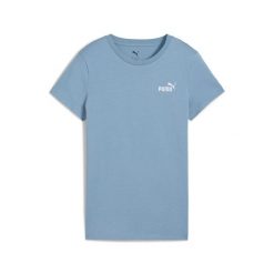 Koszulka damska Puma Small No. 1. Niebieskie t-shirty damskie Puma, bez wzorów, z materiału, bez kołnierzyka. Za 67.00 zł.