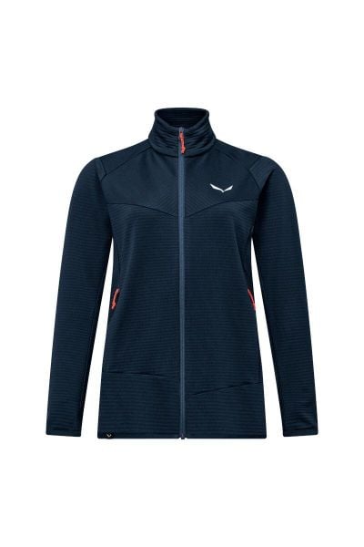 Kurtka turystyczna damska z zamkiem Salewa Puez Altavia. Niebieskie bluzy bez kaptura damskie Salewa, m, bez wzorów, z materiału, bez kaptura. Za 449.99 zł.