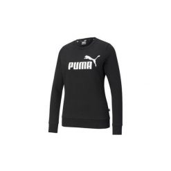 Damska bluza z okrągłym dekoltem Essentials z logo PUMA Light Gray Heather. Czarne bluzy sportowe damskie Puma, bez wzorów, z materiału, bez ramiączek, bez kaptura. Za 216.20 zł.
