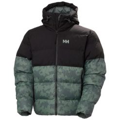 Kurtka puchowa Helly Hansen Oslo Graphic Puffy. Zielone kurtki męskie Helly Hansen, m, bez wzorów, z puchu, bez kaptura. W wyprzedaży za 1,178.00 zł.