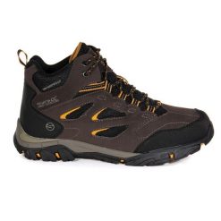 Buty trekkingowe męskie HolcombeIEP Mid Regatta. Brązowe buty trekkingowe męskie Regatta, z poliesteru, bez zapięcia, trekkingowe. W wyprzedaży za 291.65 zł.