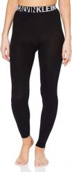 Damskie legginsy Calvin Klein Logo czarne. Czarne legginsy damskie CALVIN KLEIN, l, bez wzorów, z elastanu. Za 204.99 zł.