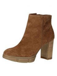 Paul Green Skórzane botki w kolorze jasnobrązowym rozmiar: 40,5. Brązowe botki damskie Paul Green, ze skóry, eleganckie, bez obcasa, bez zapięcia. Za 428.43 zł.