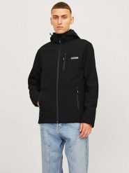 Jack & Jones Kurtka softshellowa w kolorze czarnym rozmiar: L. Czarne kurtki outdoor męskie Jack & Jones, l, bez wzorów, bez kaptura. Za 149.31 zł.
