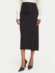Marella Spódnica ołówkowa Zampa 2623106061 Czarny Slim Fit. Czarne spódniczki damskie Marella, bez wzorów, z wełny, ołówkowe. Za 929.99 zł.