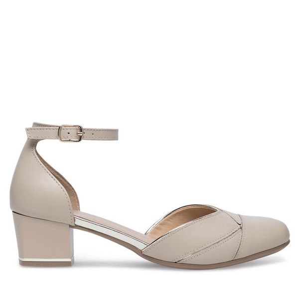 Czółenka Lasocki. Brązowe czółenka damskie Lasocki, bez wzorów, bez obcasa. Za 199.99 zł.