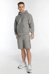 SPODENKI MĘSKIE SPORTOWE CARHARTT WIP PRZED KOLANO KOLOR SZARY. Szare szorty męskie Carhartt, na lato, bez wzorów, z bawełny, eleganckie. Za 339.00 zł.