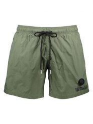 Plein Sport Szorty kąpielowe w kolorze khaki rozmiar: M. Brązowe szorty sportowe męskie Plein Sport, m, z materiału, outdoorowe. Za 97.51 zł.