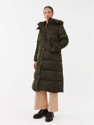 Guess Płaszcz zimowy W3BL41 WFSW2 Khaki Regular Fit. Brązowe kurtki damskie Guess, na zimę, s, z aplikacjami, z syntetyku. Za 869.99 zł.