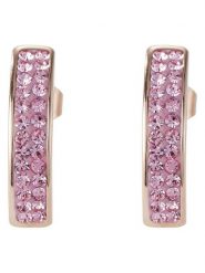 COEUR DE LION Kolczyki-wkrętki z kryształami rozmiar: onesize. Różowe kolczyki damskie COEUR DE LION, z kryształem, ze stali. Za 130.99 zł.