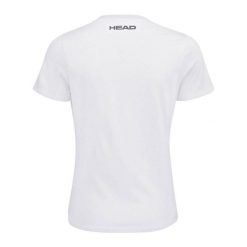 T-shirt damski Club Lara. Białe t-shirty damskie HEAD, bez wzorów, z bawełny, bez kołnierzyka. W wyprzedaży za 101.50 zł.