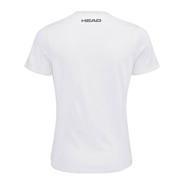 T-shirt damski Club Lara. Białe t-shirty damskie HEAD, bez wzorów, z bawełny, bez kołnierzyka. W wyprzedaży za 101.50 zł.