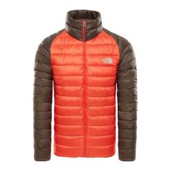 Kurtka turystyczna puchowa męska The North Face M Trevail Jacket. Brązowe kurtki męskie The North Face, m, bez wzorów, z puchu, sportowe, bez kaptura. Za 649.00 zł.