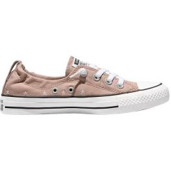 Buty sportowe Converse Ctas Shoreline. Czerwone buty sportowe na co dzień damskie Converse, z materiału, bez zapięcia. Za 390.00 zł.